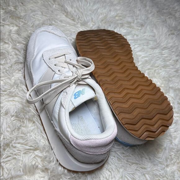 New Balance 237 in Moonbeam/stone pink/blue haze - Picture 4 of 5